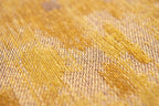 9' X 13' Yellow and Brown Abstract Non Skid Area Rug  Warm Home View