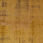 9' X 13' Yellow and Brown Abstract Non Skid Area Rug  Warm Home View