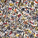 9' X 13' White Abstract Non Skid Area Rug  Warm Home View