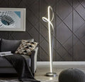 Budapest LED Silver  63" Tall Floor Lamp // Dimmable  Warm Home View