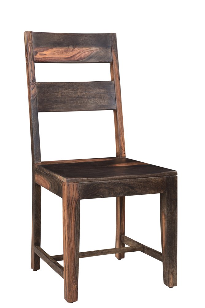 Nine Piece Brown Solid Wood Dining Set with Eight Chairs  Warm Home View