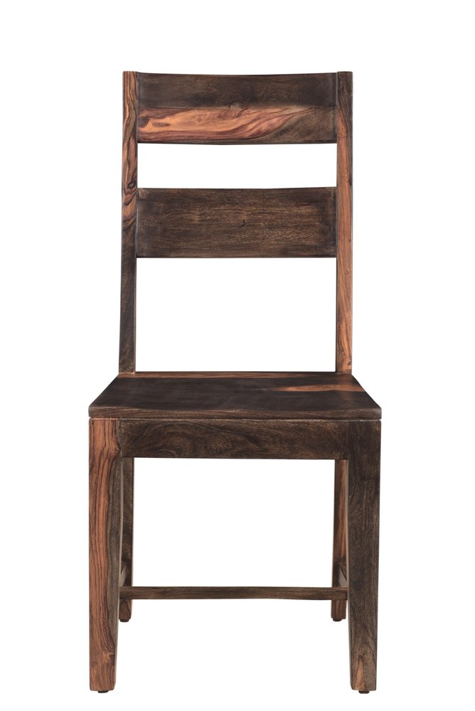 Nine Piece Brown Solid Wood Dining Set with Eight Chairs  Warm Home View
