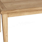 47" Natural Solid Wood Outdoor Coffee Table  Warm Home View
