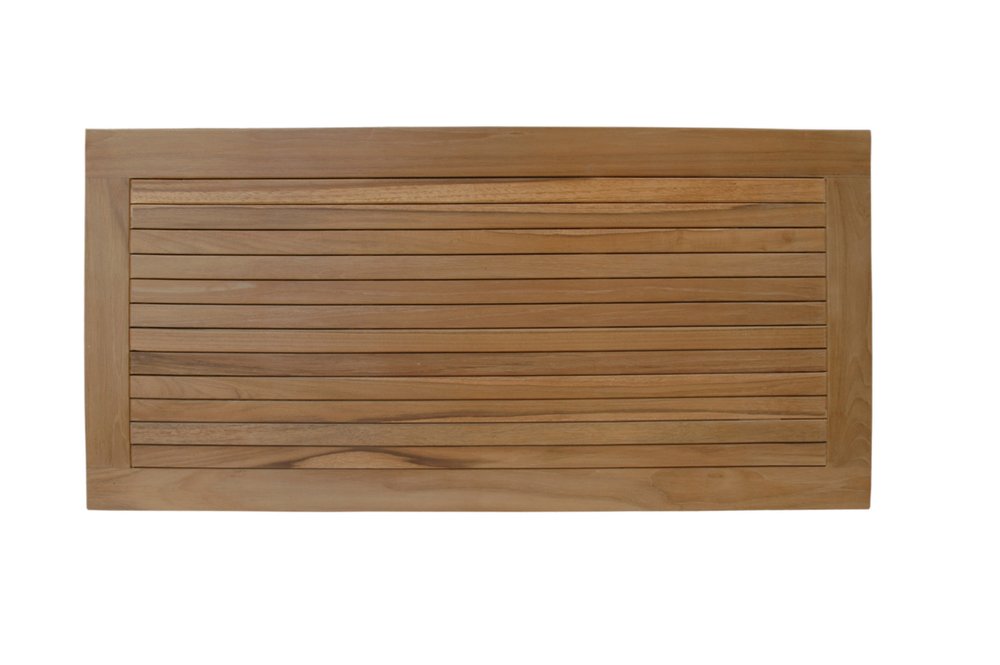 Natural Teak 39" Shower Mat  Warm Home View