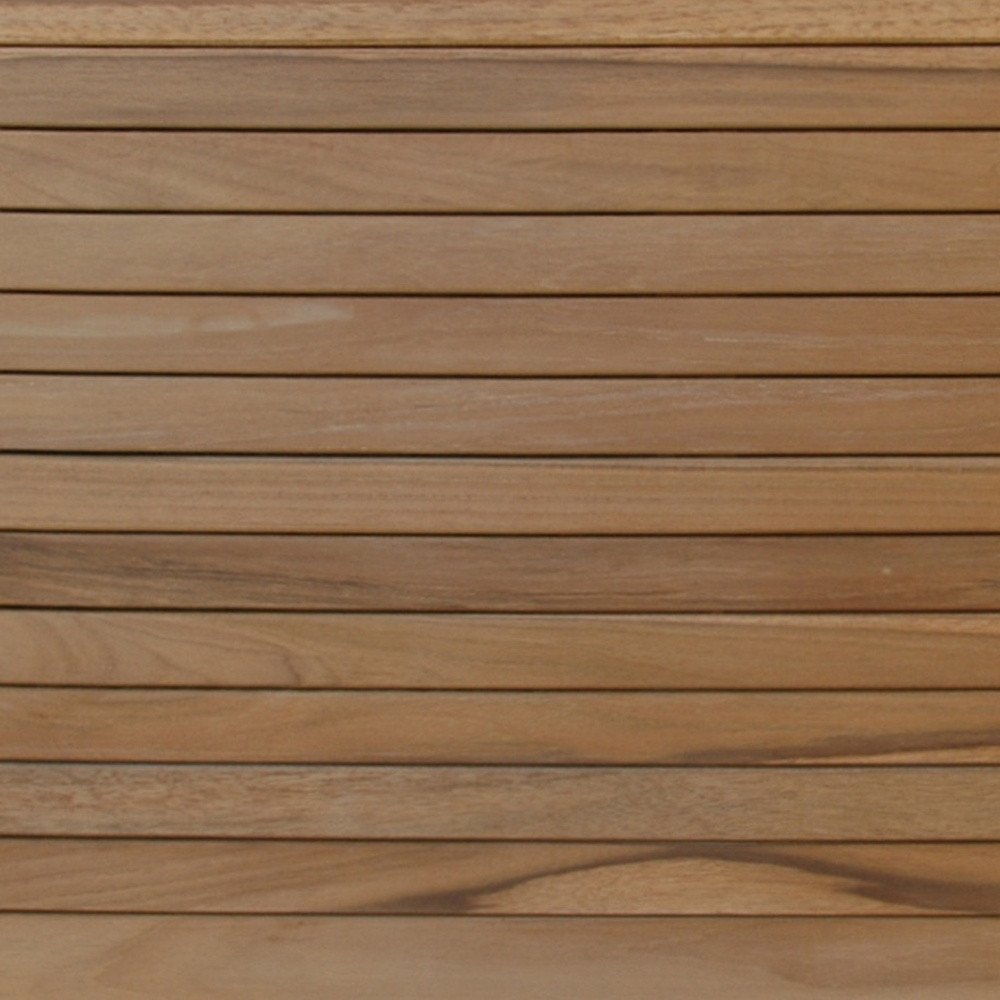 Natural Teak 39" Shower Mat  Warm Home View