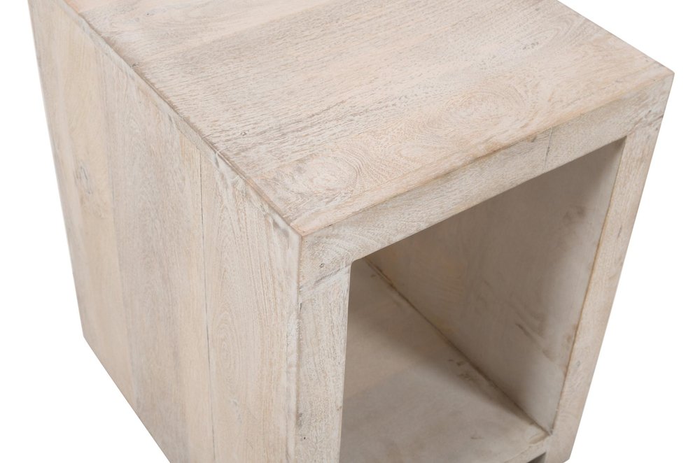 Three Piece Natural Solid Wood Distressed Sled Coffee And End Tables Set  Warm Home View