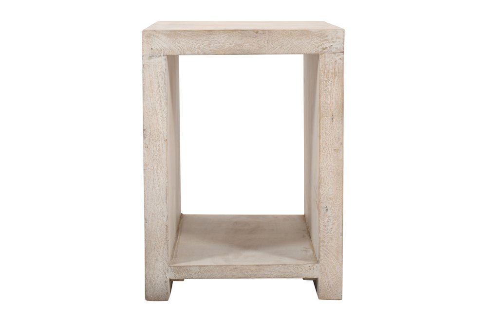 Three Piece Natural Solid Wood Distressed Sled Coffee And End Tables Set  Warm Home View