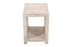 Three Piece Natural Solid Wood Distressed Sled Coffee And End Tables Set  Warm Home View