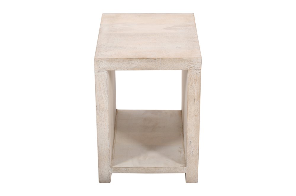 Three Piece Natural Solid Wood Distressed Sled Coffee And End Tables Set  Warm Home View