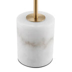Anechdoche Rectangular Gold and White Chandelier  Warm Home View