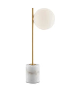 Anechdoche Gold and White Table Lamp  Warm Home View