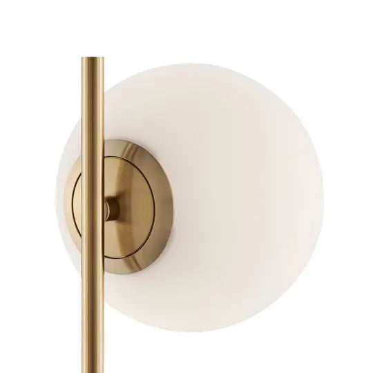 Anechdoche Gold and White Table Lamp  Warm Home View