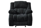 40" Gray Fabric Gliding Recliner  Warm Home View