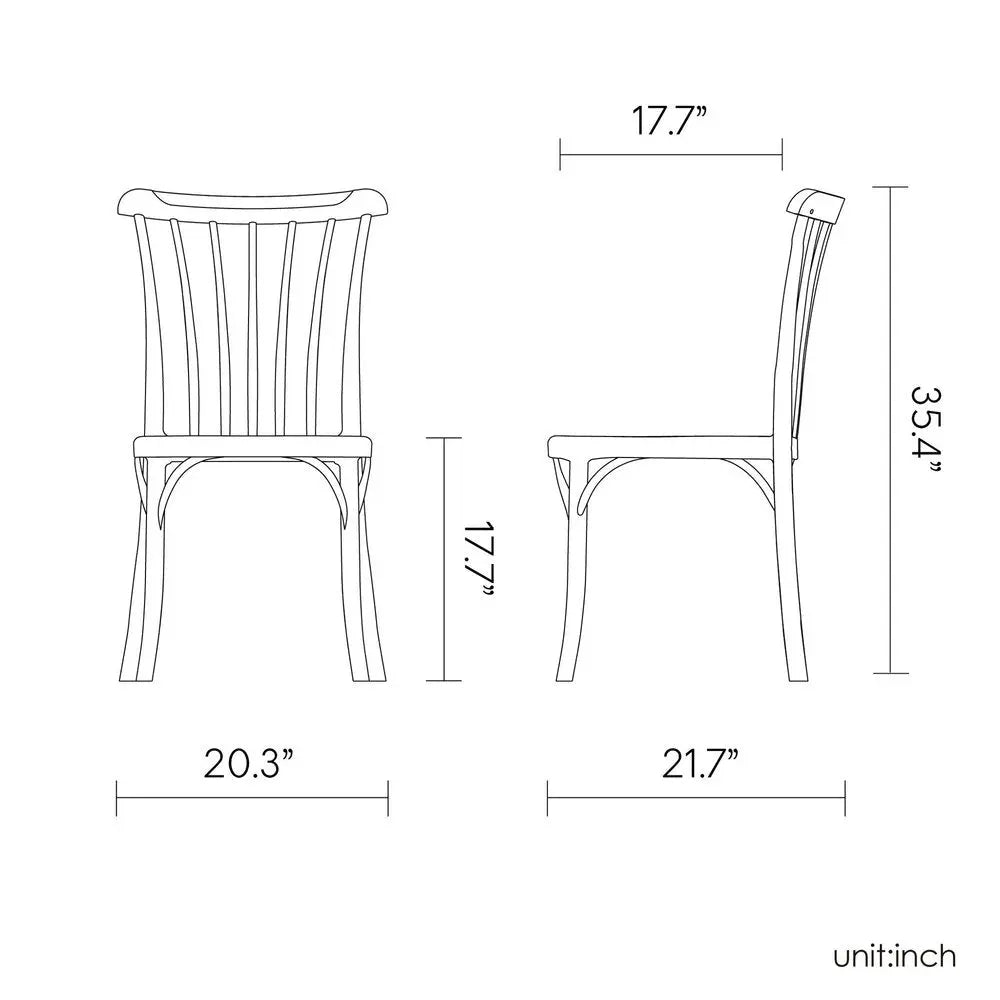Set of Two Yellow Heavy Duty Plastic Outdoor Stacking Dining Chairs – Weather Resistant  Warm Home View