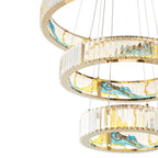 Boeseman's Colorful Chandelier - Three Tiers, Round  Warm Home View
