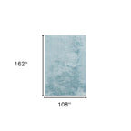 9' X 14' Sky Blue Area Rug  Warm Home View