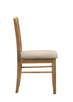 Five Piece Oak Solid Wood Dining Set with Four Chairs  Warm Home View