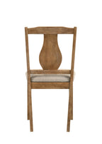 Five Piece Oak Solid Wood Dining Set with Four Chairs  Warm Home View