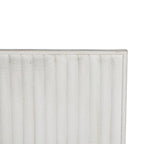 Set of Two White Metal Abstract Hanging Dimensional Sculptures  Warm Home View