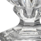 Set of Two Clear Glass Urn Table Vases  Warm Home View