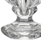 Set of Two Clear Glass Urn Table Vases  Warm Home View