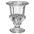 Set of Two Clear Glass Urn Table Vases  Warm Home View