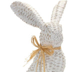 Set of Two White Resin Figurine Tabletop Sculpture  Warm Home View