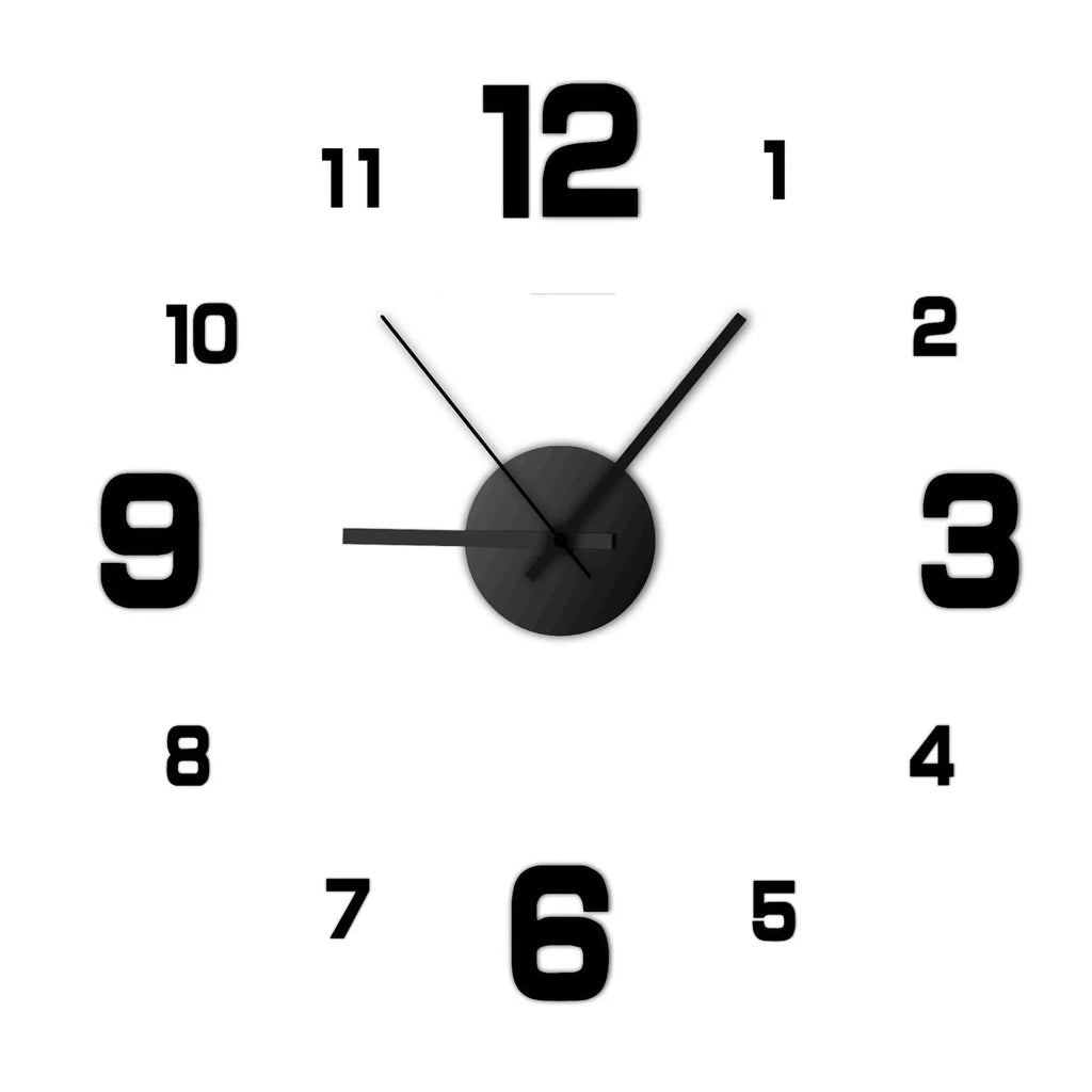 Modern Creative Quartz Wall Clock for Living Room  Warm Home View