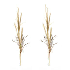 Set of Two 3" Brown Artificial  Warm Home View