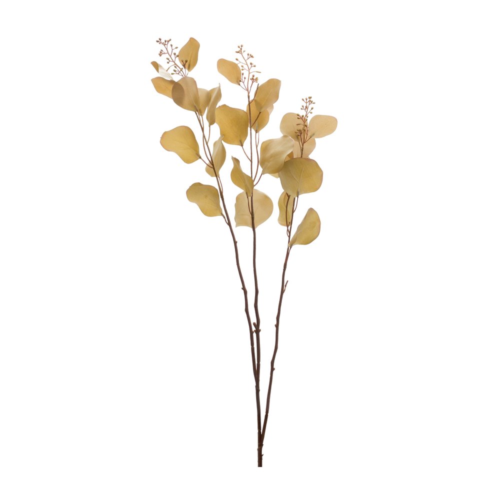 Set of Two 3" Brown Artificial Eucalyptus  Warm Home View