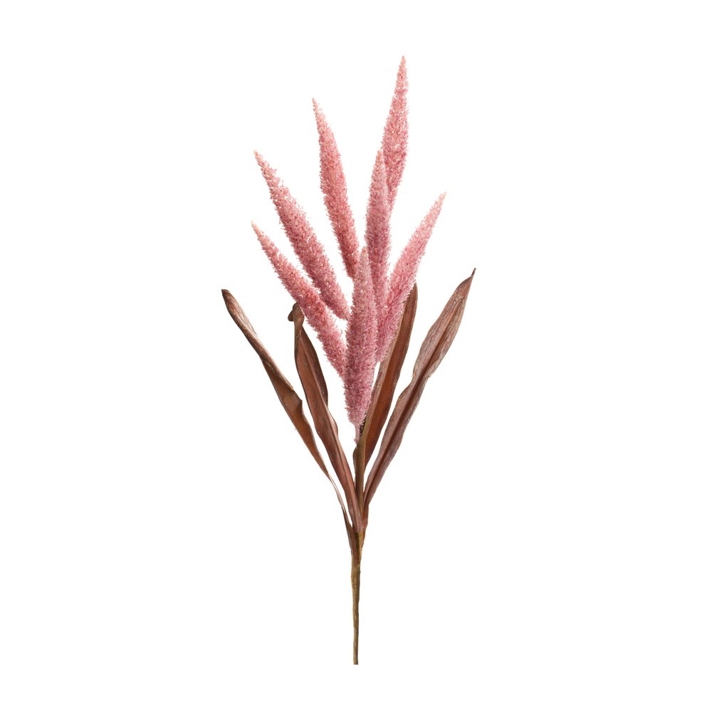 Set of Two 4" Pink Artificial  Warm Home View