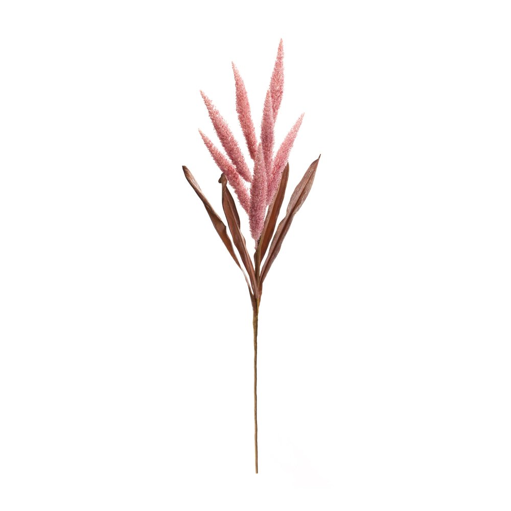 Set of Two 4" Pink Artificial  Warm Home View