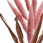 Set of Two 4" Pink Artificial  Warm Home View