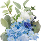 Set of Two 5" Blue Artificial  Warm Home View