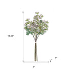 Set of Two 4" Green Artificial  Warm Home View