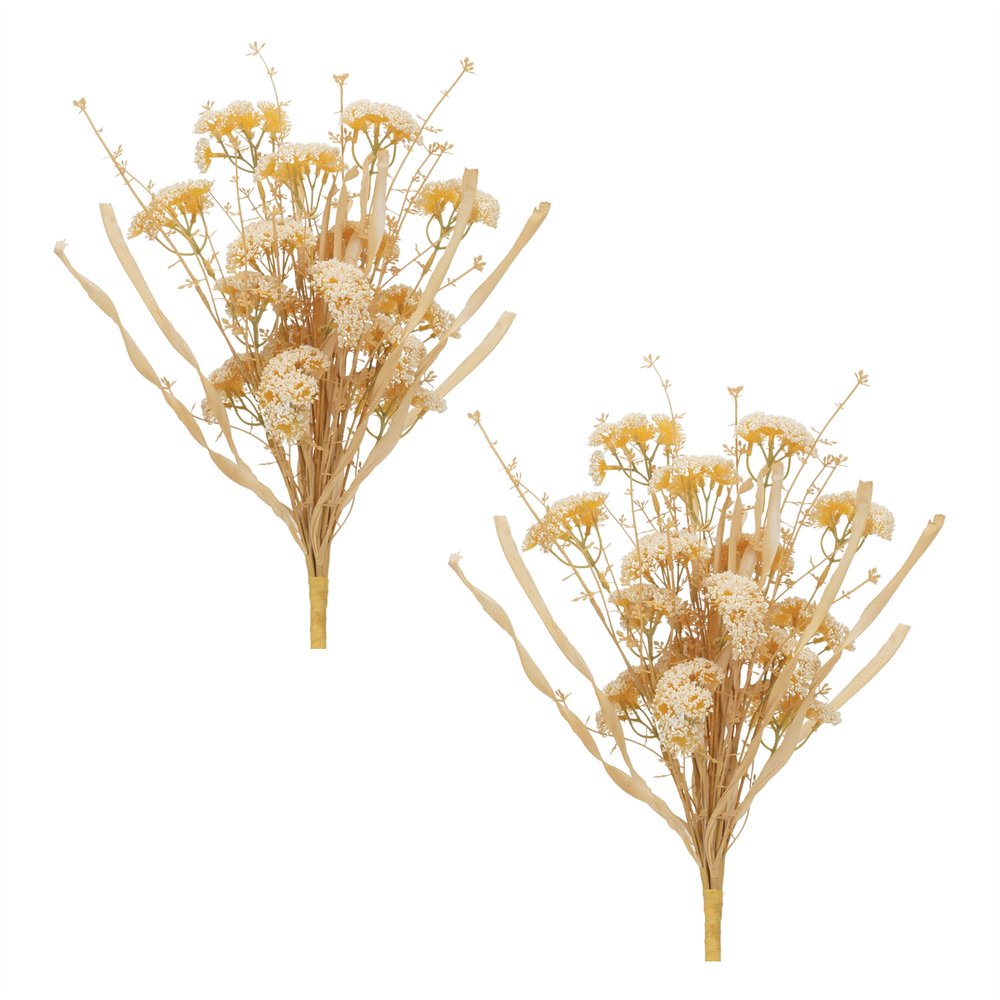 Set of Two 7" Beige Artificial  Warm Home View
