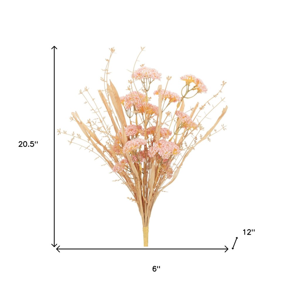 Set of Two 6" Pink Artificial  Warm Home View