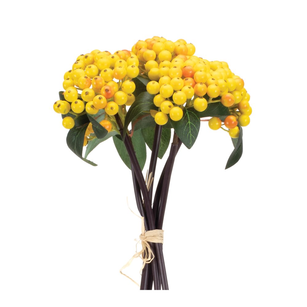 Set of Two 7" Yellow Artificial  Warm Home View