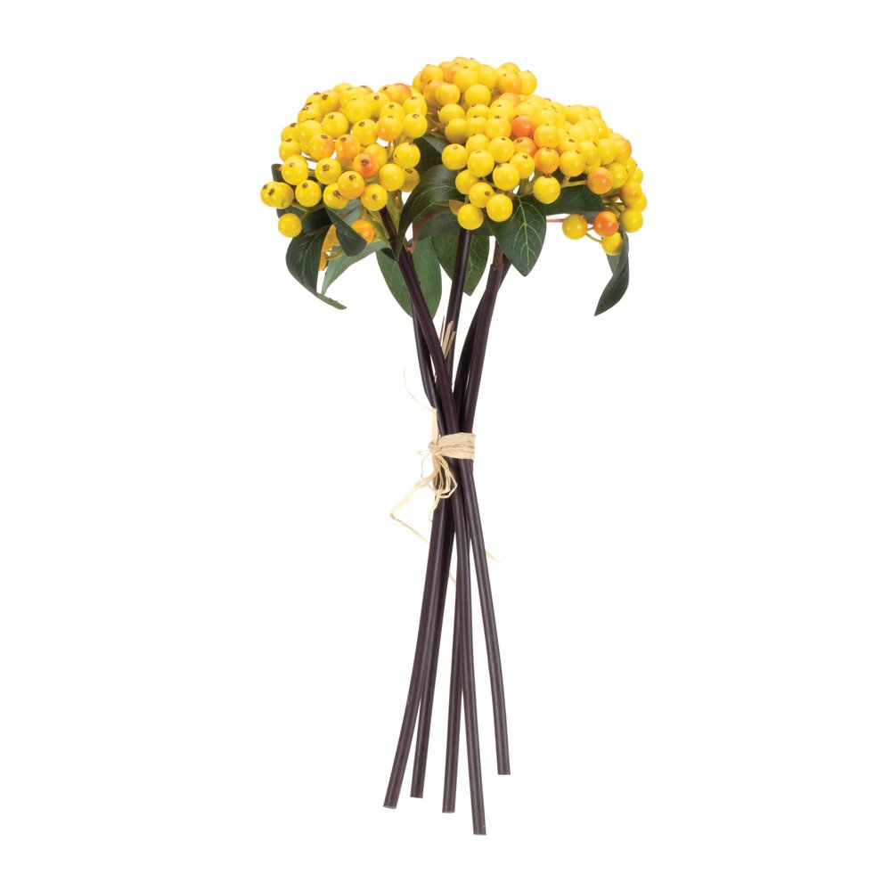 Set of Two 7" Yellow Artificial  Warm Home View