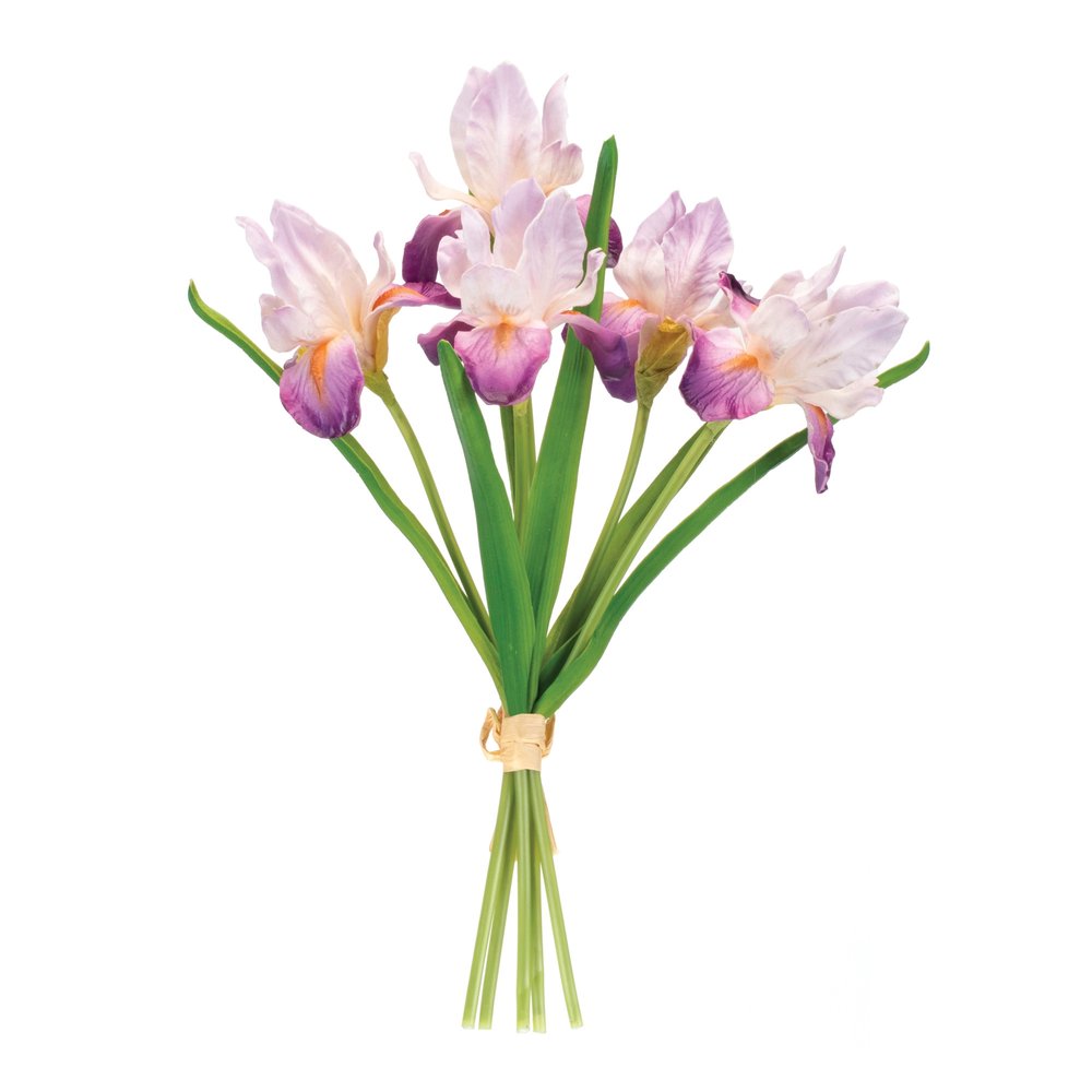 Set of Two 4" Purple Artificial  Warm Home View