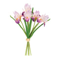 Set of Two 4" Purple Artificial  Warm Home View