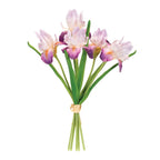 Set of Two 4" Purple Artificial  Warm Home View