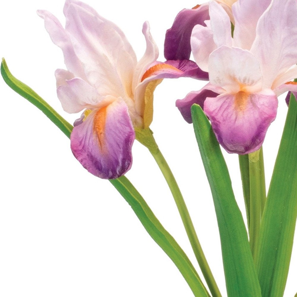 Set of Two 4" Purple Artificial  Warm Home View
