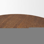 Set of Two Natural Light Brown Round Wood Handmade Serving Trays  Warm Home View
