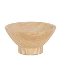8" Beige Sandstone Round Pedestal Centerpiece Bowl  Warm Home View