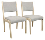 Seven Piece Dark Brown Round Solid Wood Dining Set with Six Chairs  Warm Home View