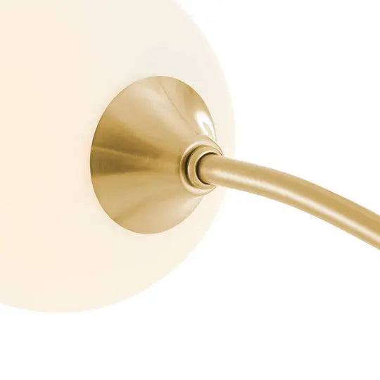 Anechdoche 5 Lights Gold and White Floor Lamp  Warm Home View