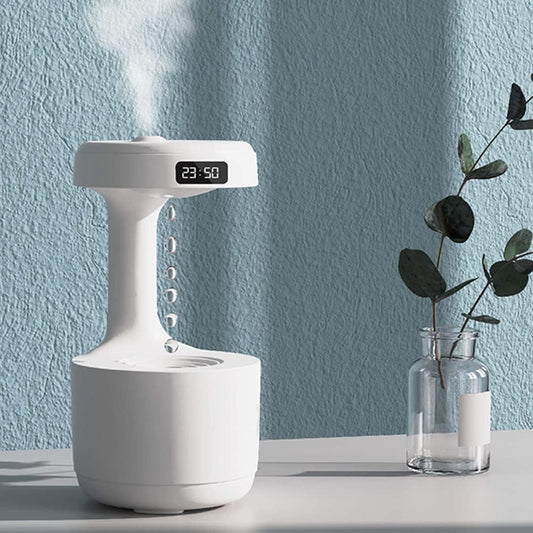 Anti-Gravity Humidifier with Clock