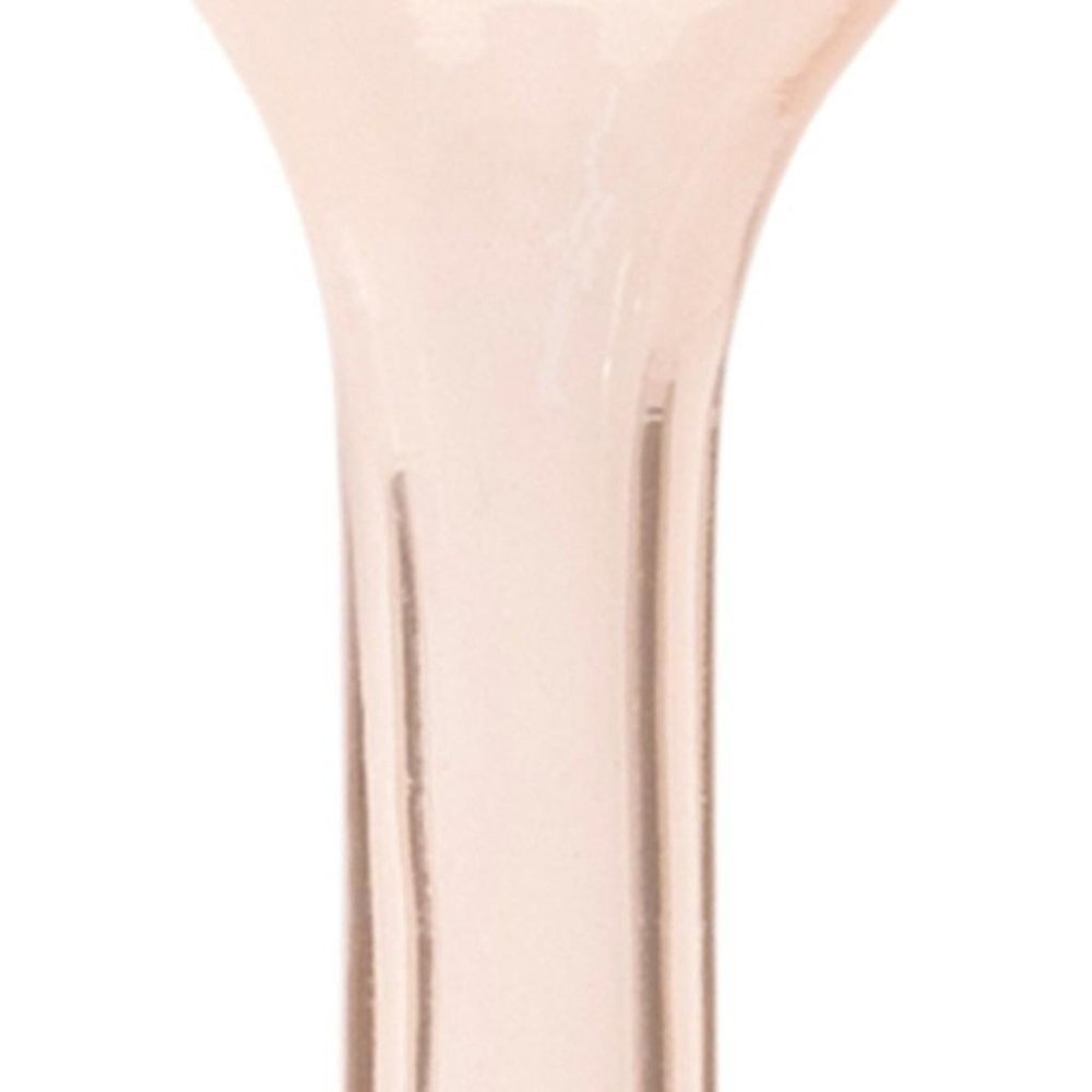 Set of Two 9" Pink Glass Trumpet Table Vases  Warm Home View