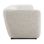 96" Gray Upholstered Sofa  Warm Home View